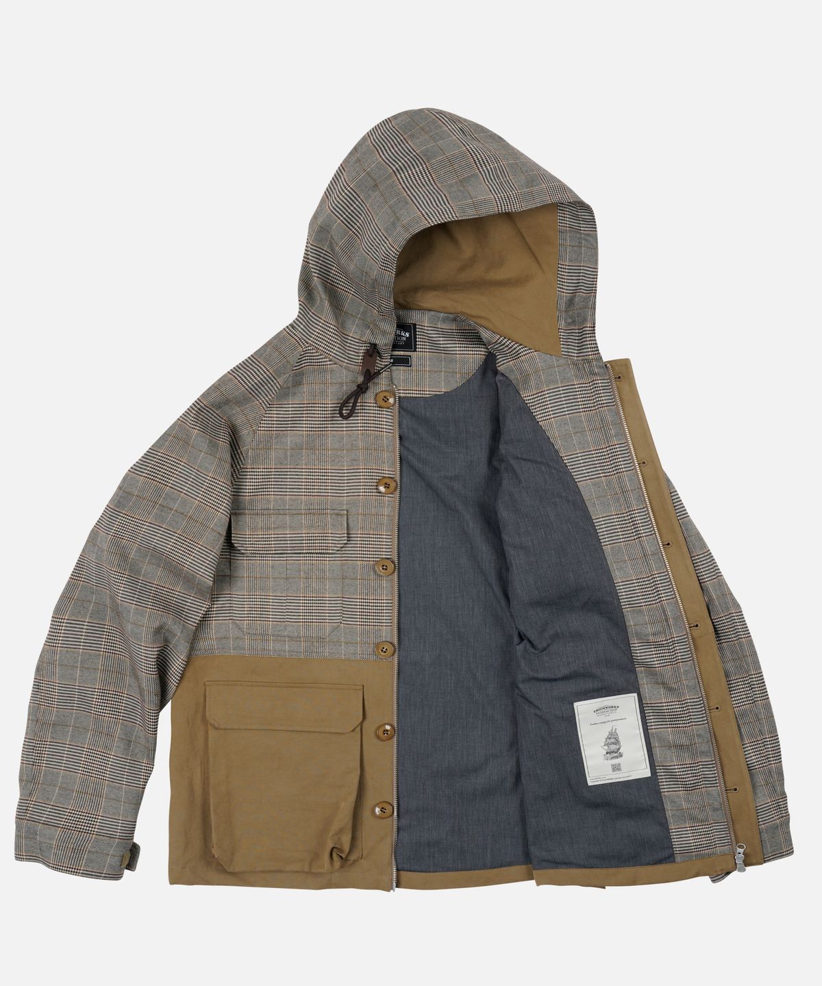 프리즘웍스(FRIZMWORKS) UTILITY MOUNTAIN PARKA _ GLEN CHECK