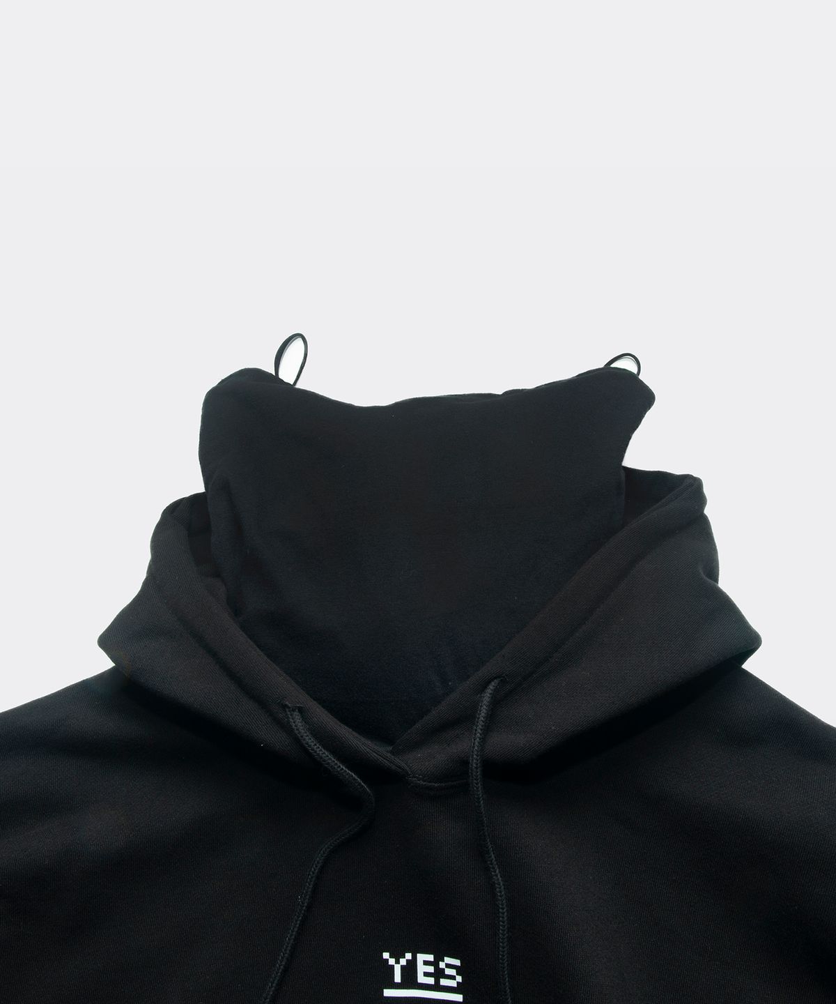 에이오엑스(AOX) YES Mask Hoodie(Oversize fit)마스크후드 Black