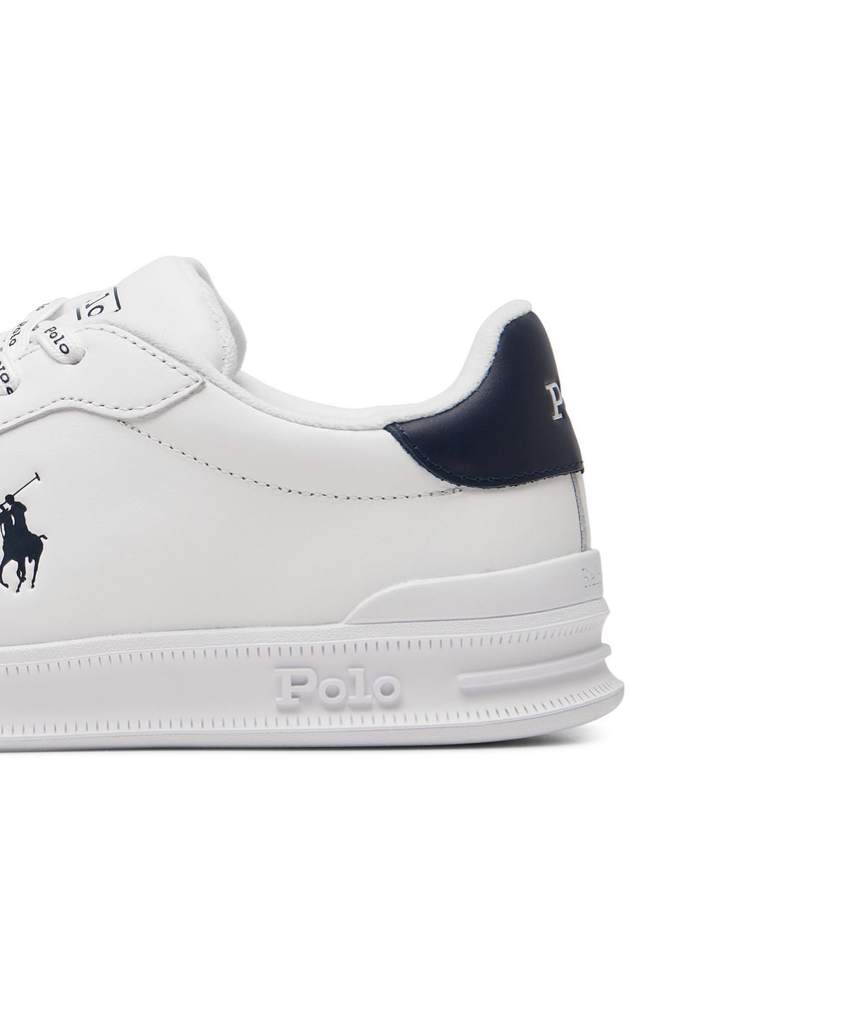 폴로 랄프 로렌(POLO RALPH LAUREN) 헤리티지 코트 II 스니커즈 - 화이트:네이비