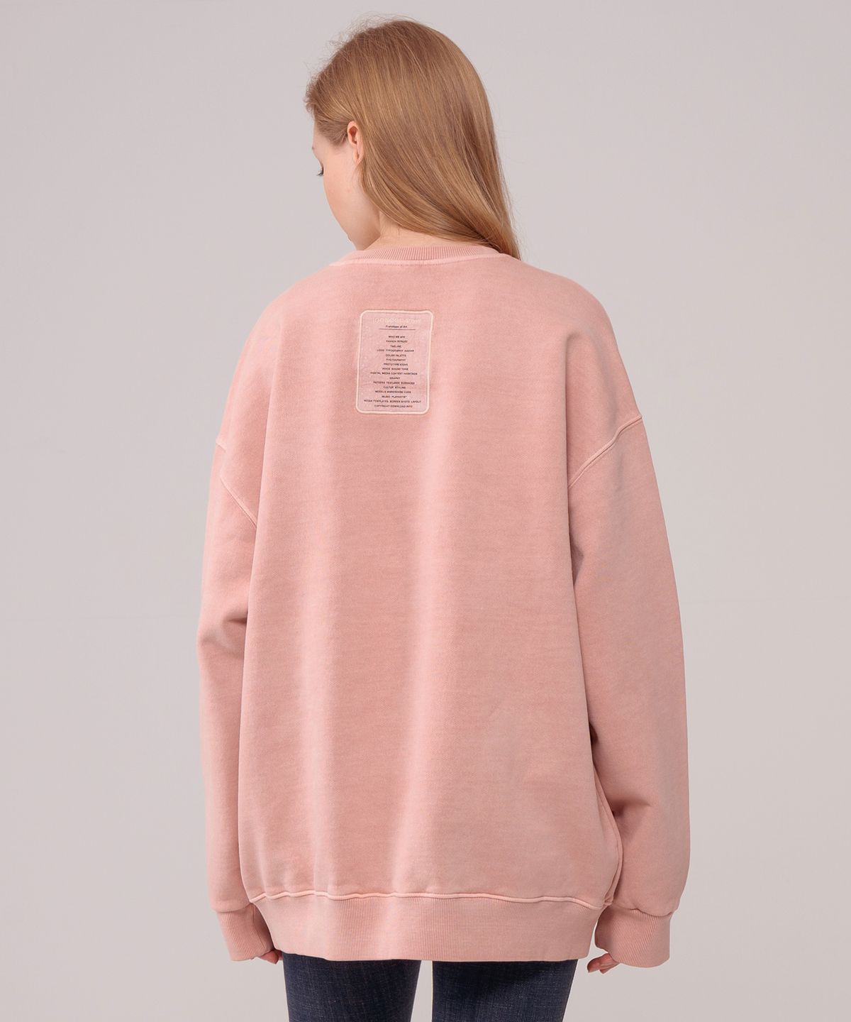 아이코노그라피(ICONOGRAPHY) PIGMENT HEAVY COTTON  LABEL ART  INDIGOP