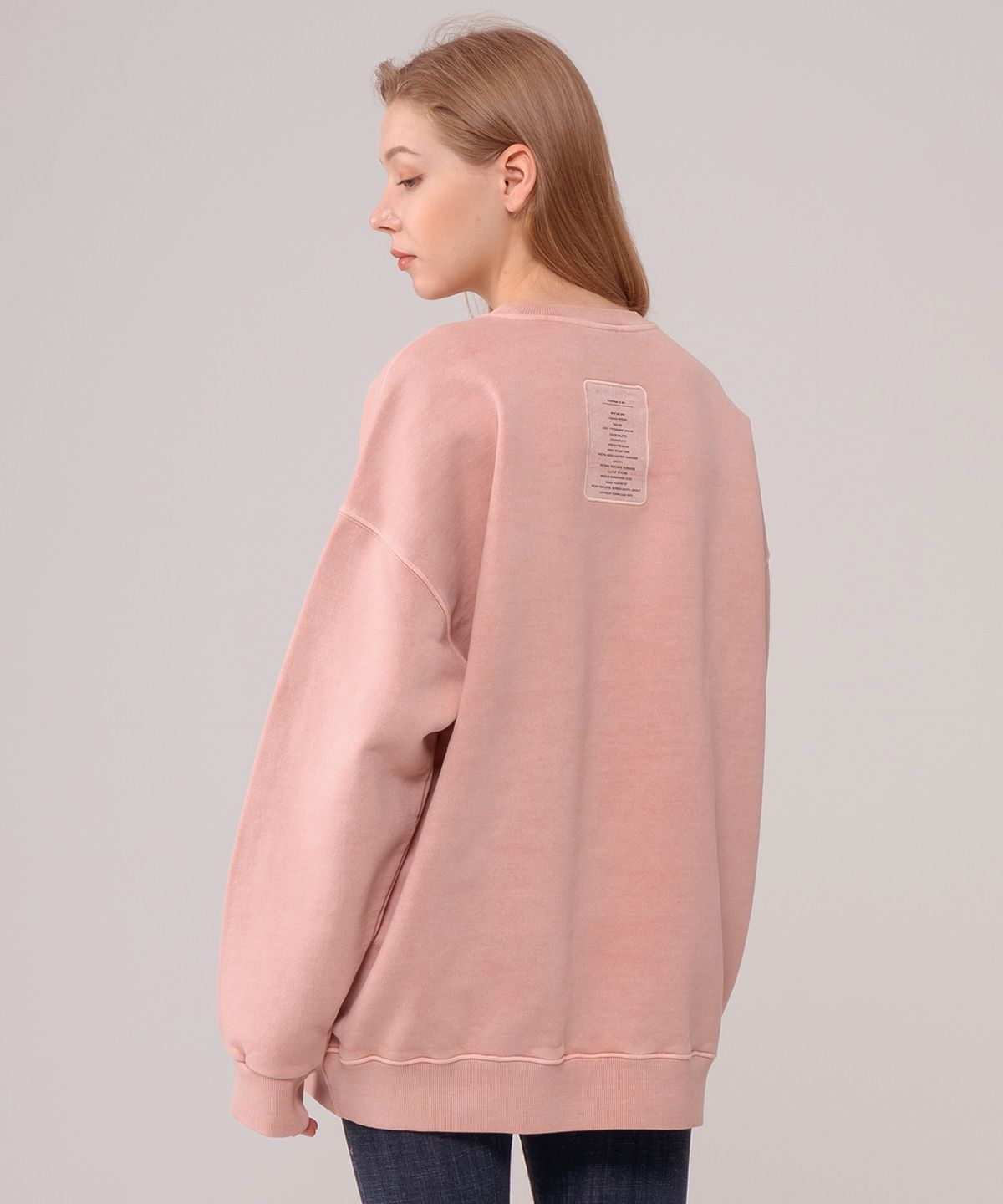 아이코노그라피(ICONOGRAPHY) PIGMENT HEAVY COTTON  LABEL ART  INDIGOP