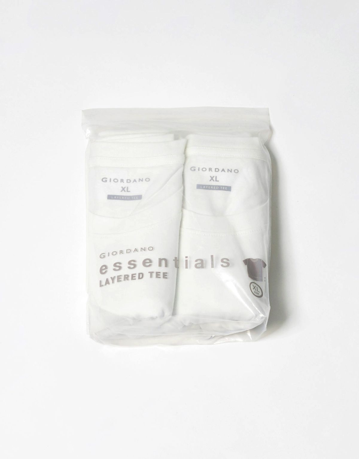 지오다노(GIORDANO) [2PACK] 레이어드 반팔 티셔츠 021541 [2color]