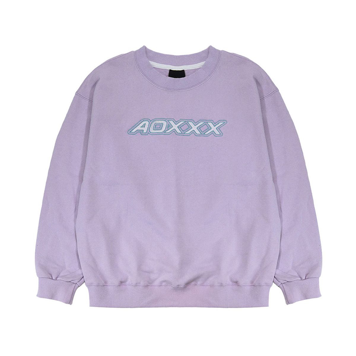 에이오엑스(AOX) Sporty Logo sweatshirt(Oversize fit) Lavender