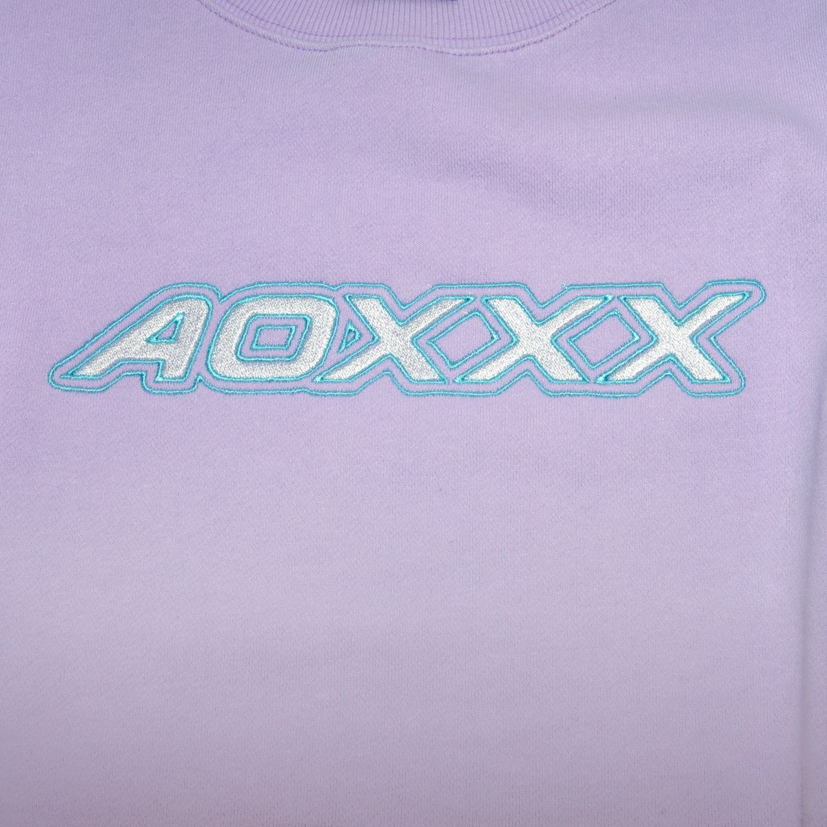 에이오엑스(AOX) Sporty Logo sweatshirt(Oversize fit) Lavender