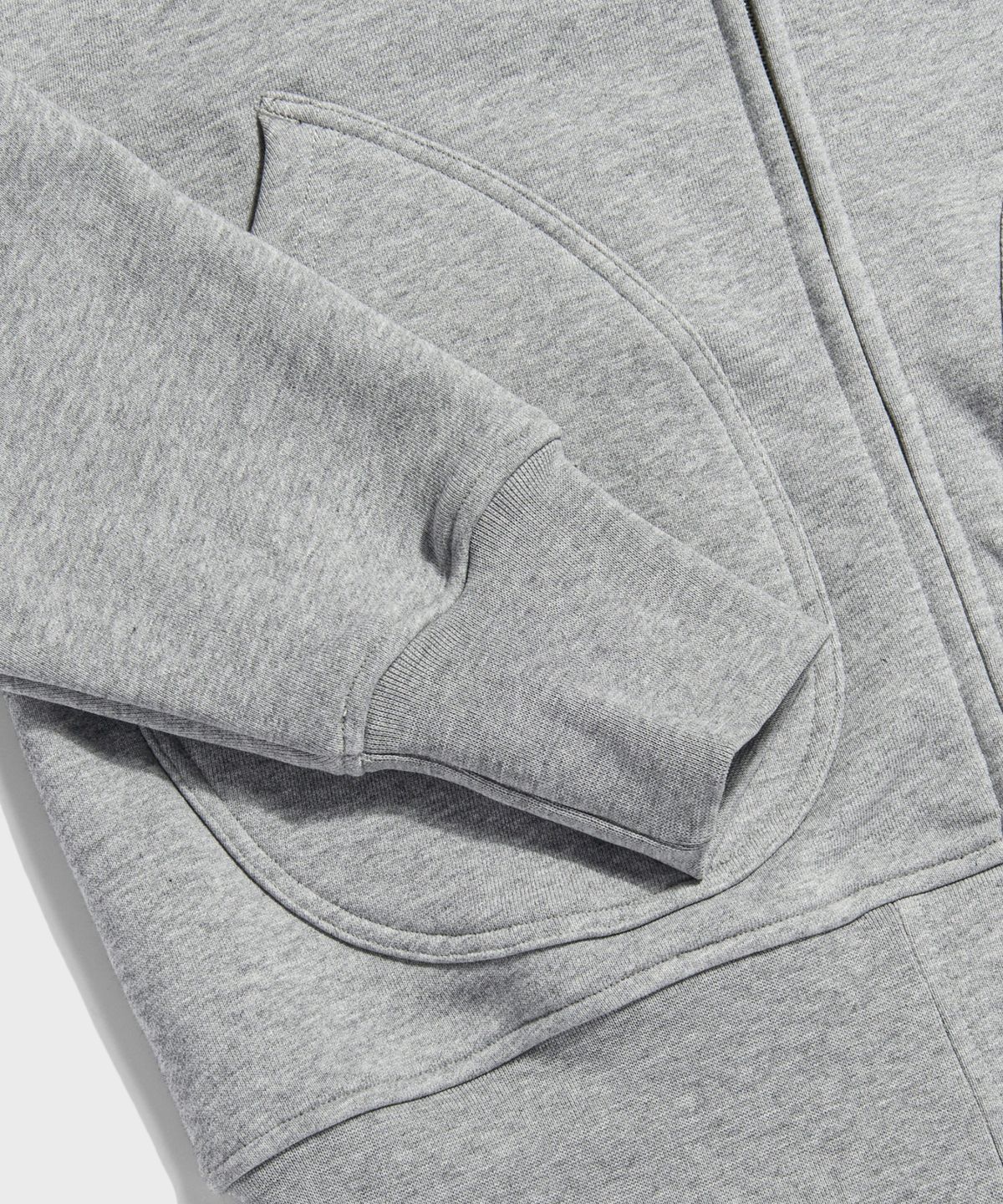 브론슨(BRONSON) 17.5 oz Terry Cloth 2Way Zip-Up Hoodie Kr Ver. Grey