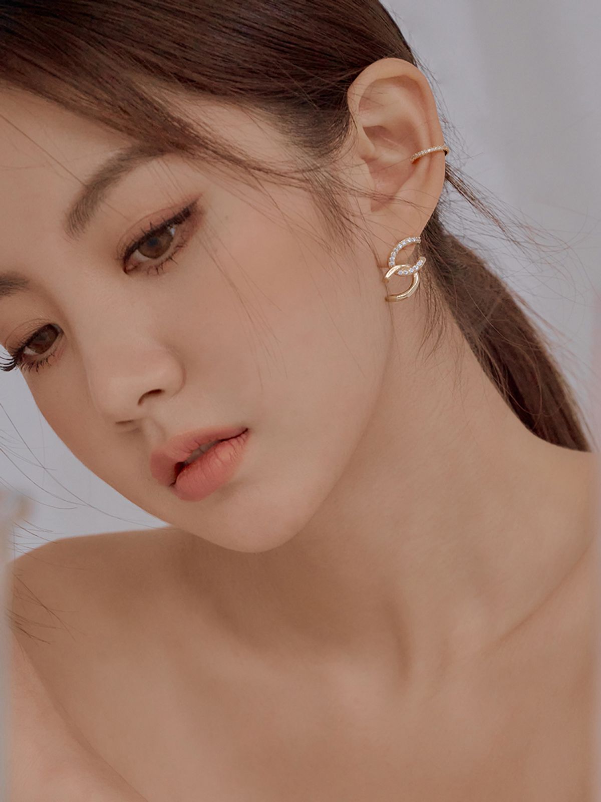 마씨에르(MACIER) 벨라 귀걸이 (골드)