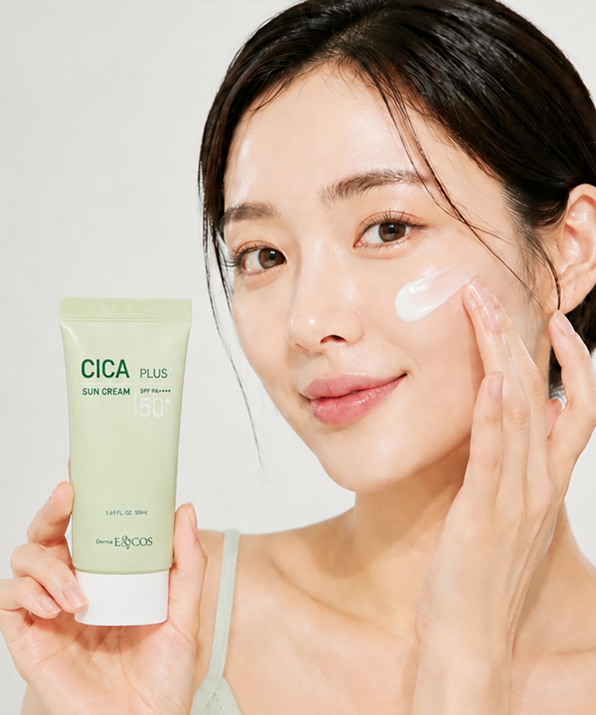 이엔코스(ENCOS) 눈시림 백탁없는 시카플러스 3중기능성 선크림 SPF 50+ PA++++ 50ml