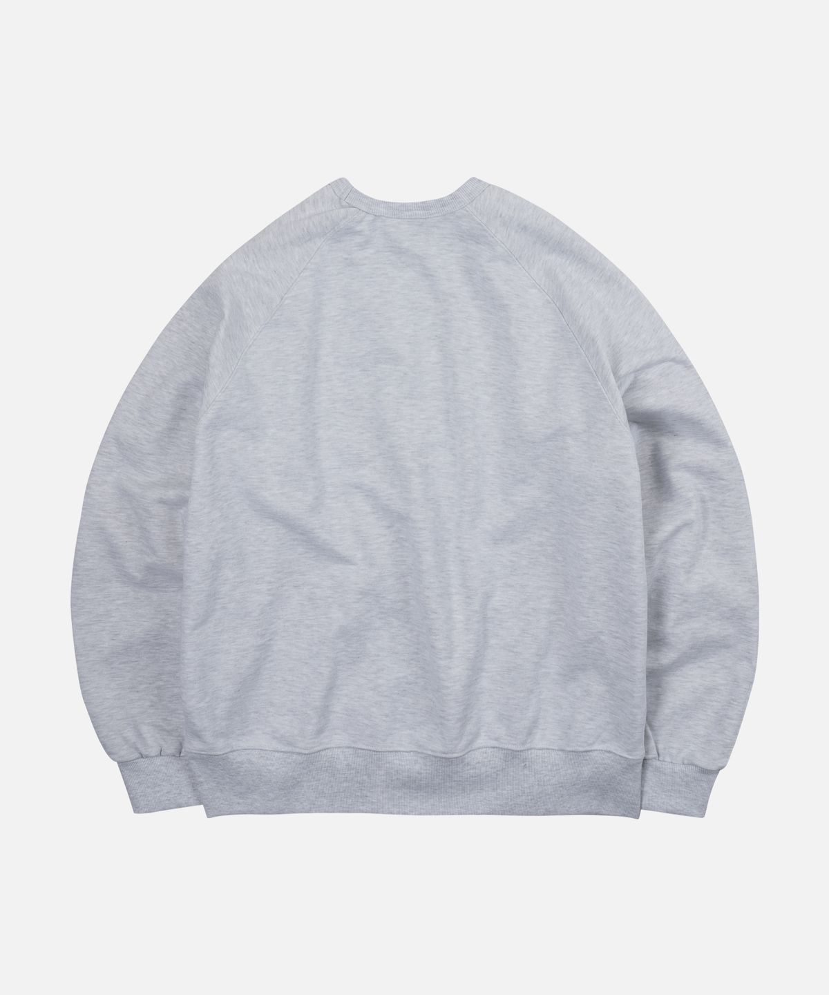 프리즘웍스(FRIZMWORKS) TYPOGRAPHY LOGO SWEATSHIRT _ MELANGE IVORY