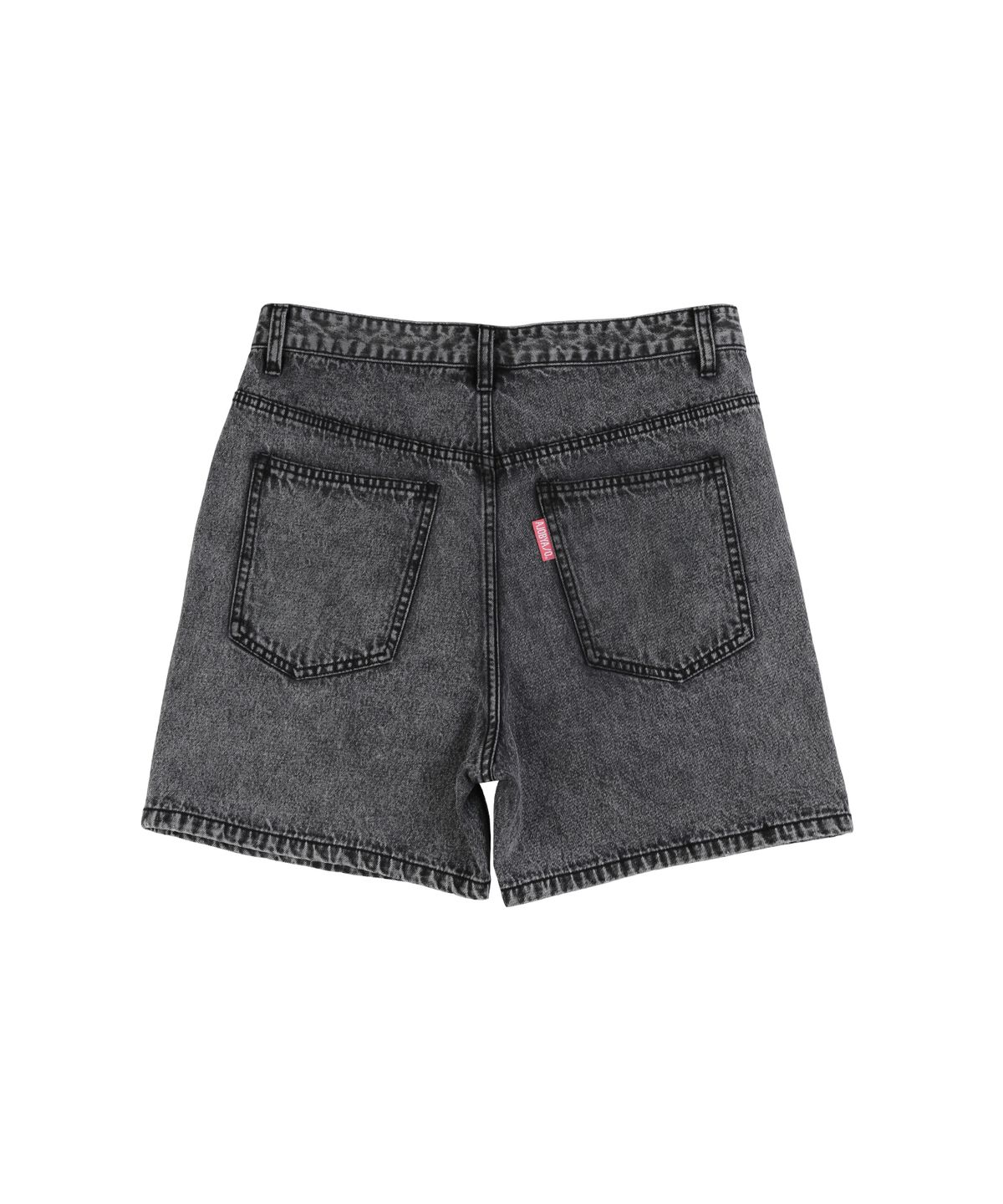 아조바이아조(AJOBYAJO) Washed Denim Shorts [Charcoal]