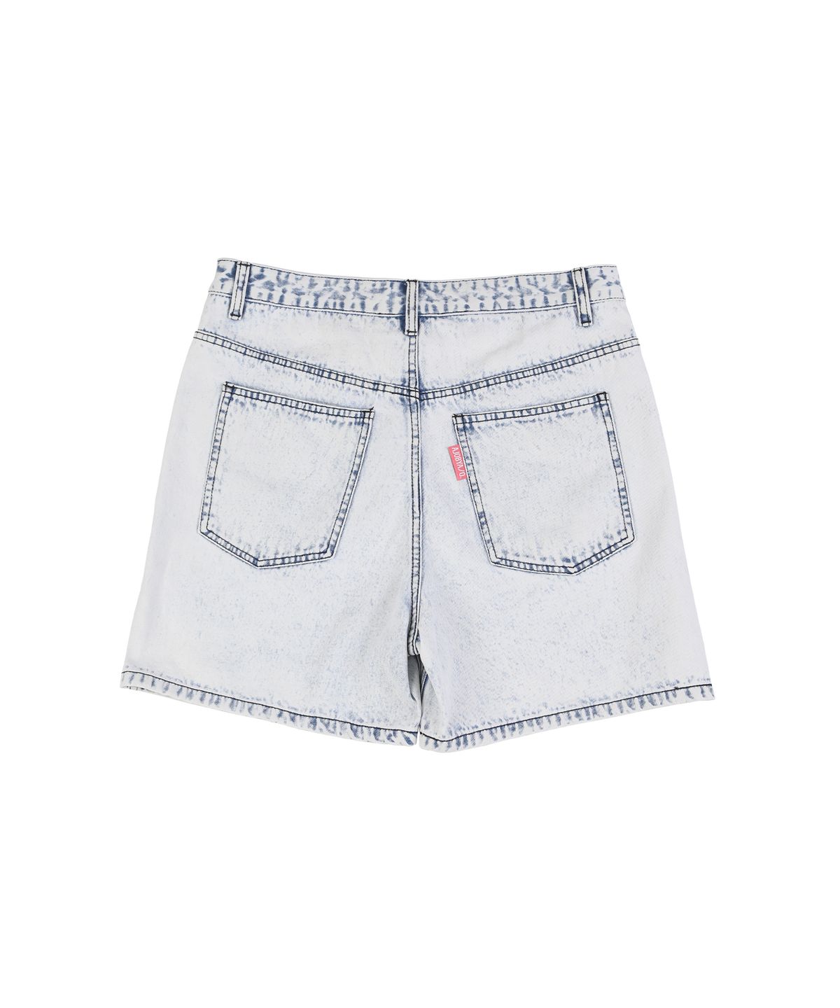 아조바이아조(AJOBYAJO) Washed Denim Shorts [White]