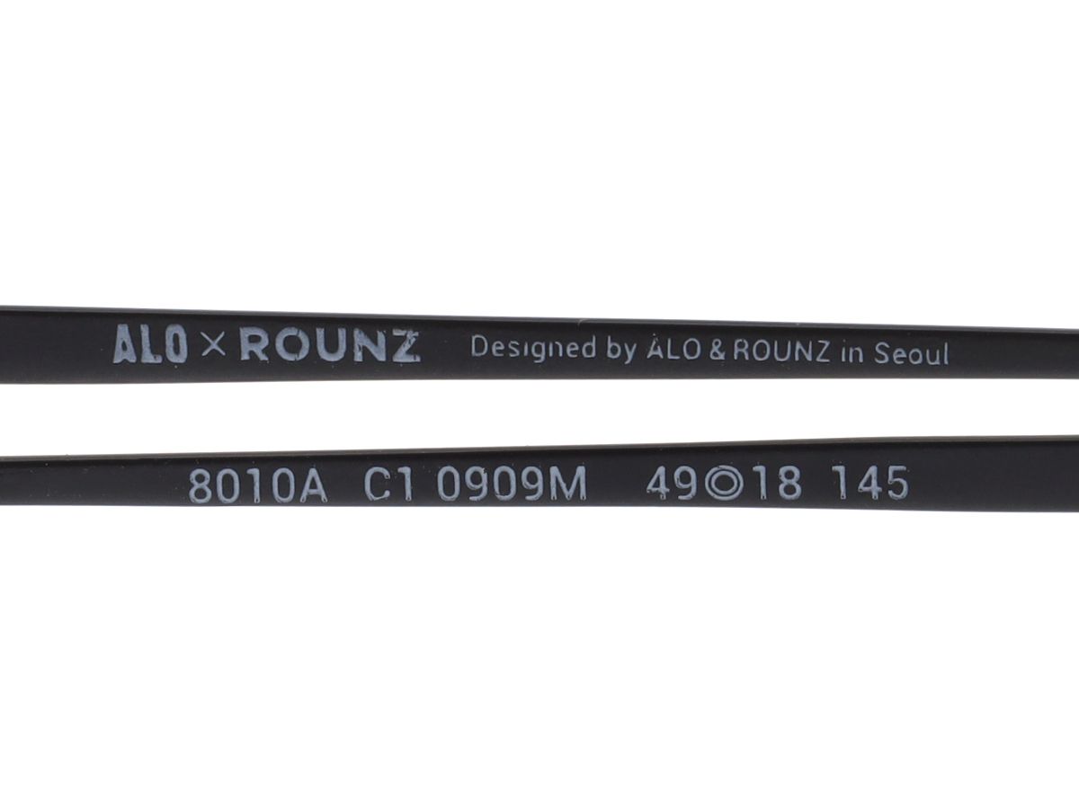알로아이웨어(ALO EYEWEAR) [ALOXROUNZ] AR8010A C1 오르빗 베타티타늄 IP도금 안경