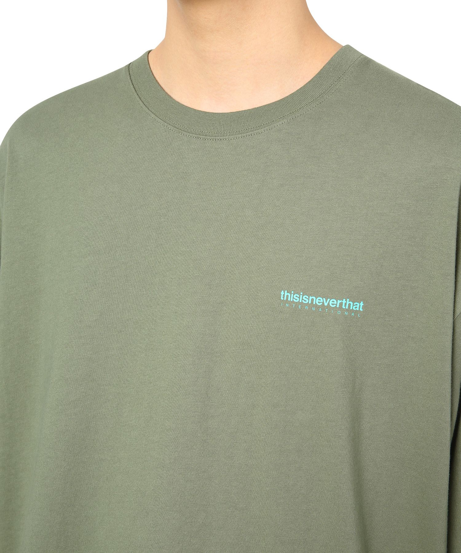 【THISISNEVERTHAT】モノグラム L/S Tee Olive MUSINSA | thisisneverthat® Monogram L/S Tee Olive