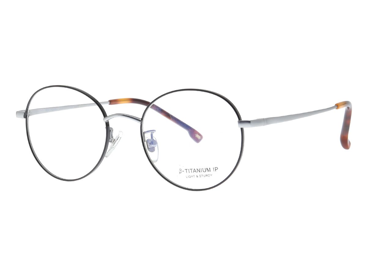 알로아이웨어(ALO EYEWEAR) [ALOXROUNZ] AR8010A C3 오르빗 베타티타늄 IP도금 안경