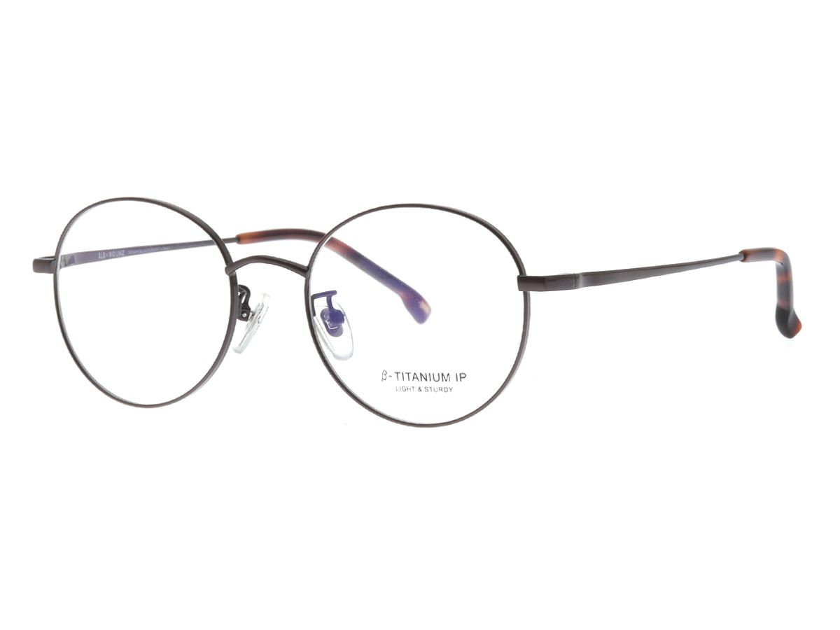 알로아이웨어(ALO EYEWEAR) [ALOXROUNZ] AR8010A C4 오르빗 베타티타늄 IP도금 안경