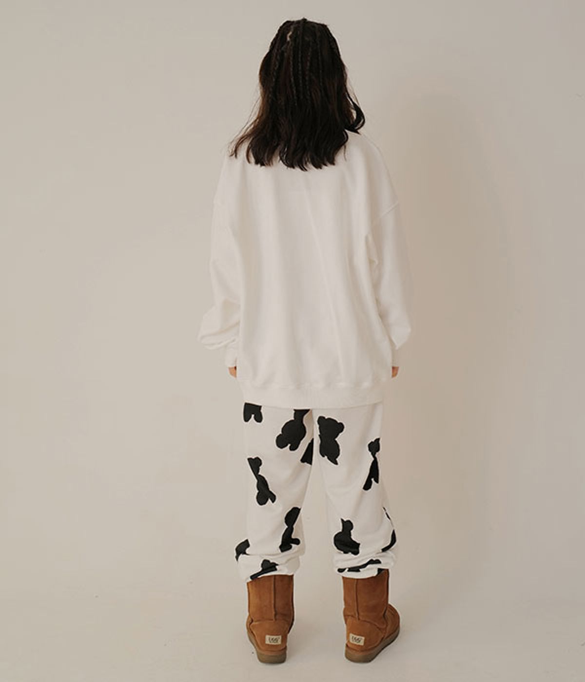 유쓰배쓰(YOUTHBATH) Mr.JOSH CREW NECK_WHITE