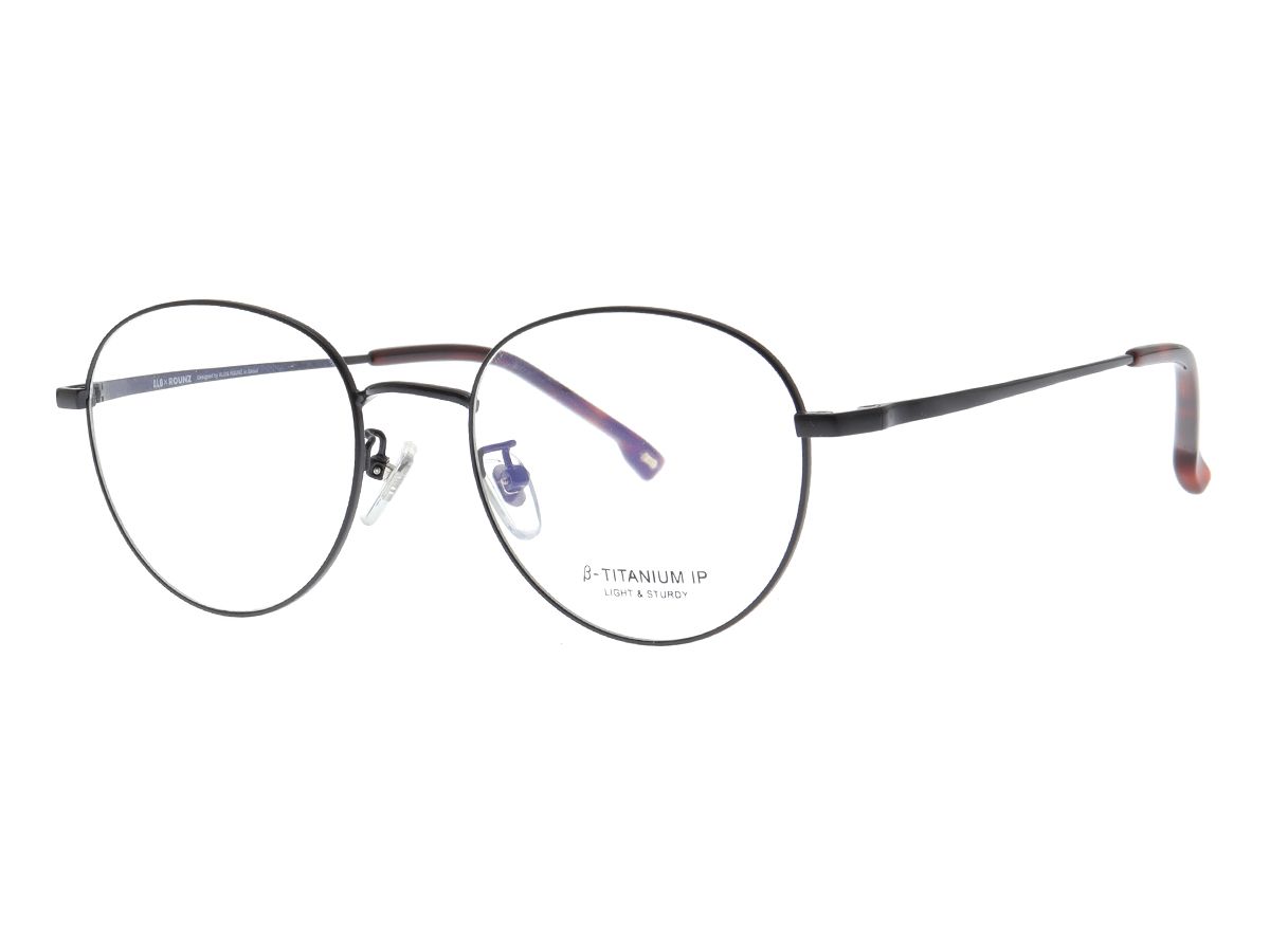 알로아이웨어(ALO EYEWEAR) [ALOXROUNZ] AR8011A C1 모던 라운드 베타티타늄 IP도금 안경
