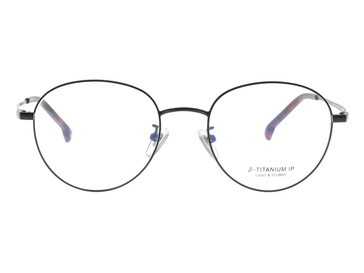 알로아이웨어(ALO EYEWEAR) [ALOXROUNZ] AR8011A C1 모던 라운드 베타티타늄 IP도금 안경