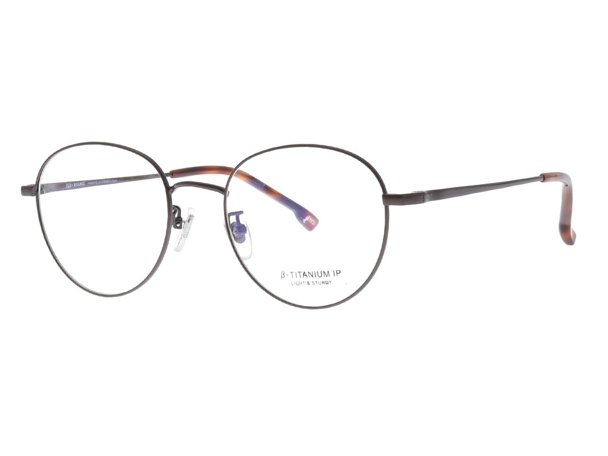알로아이웨어(ALO EYEWEAR) [ALOXROUNZ] AR8011A C4 모던 라운드 베타티타늄 IP도금 안경