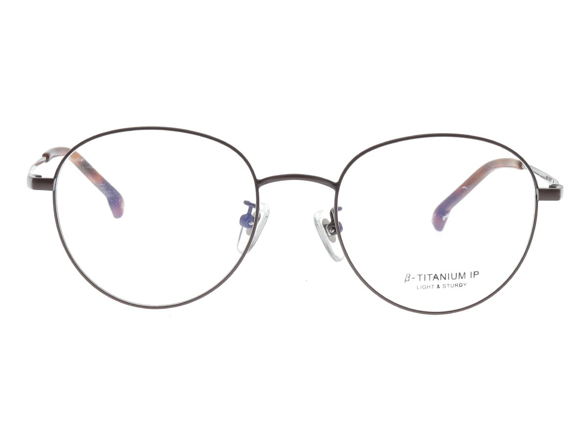알로아이웨어(ALO EYEWEAR) [ALOXROUNZ] AR8011A C4 모던 라운드 베타티타늄 IP도금 안경