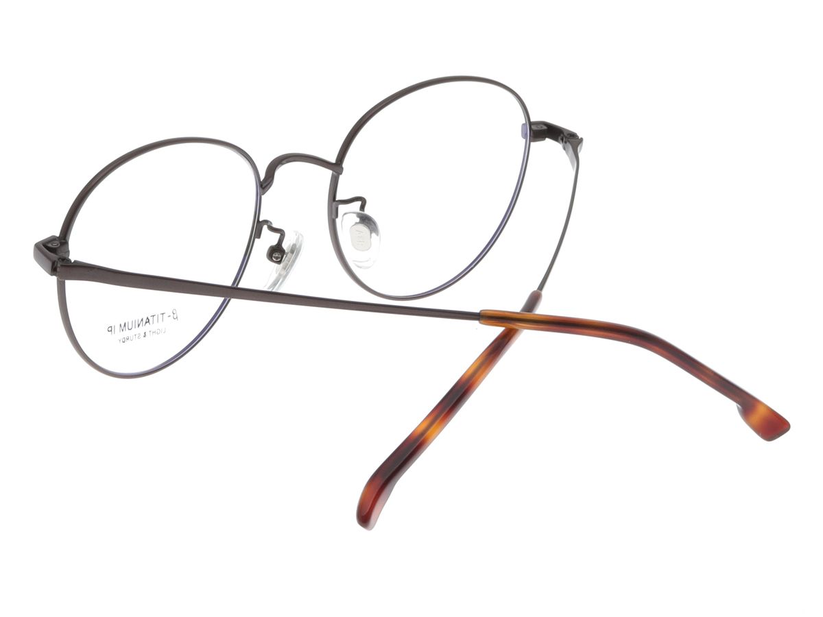 알로아이웨어(ALO EYEWEAR) [ALOXROUNZ] AR8011A C4 모던 라운드 베타티타늄 IP도금 안경