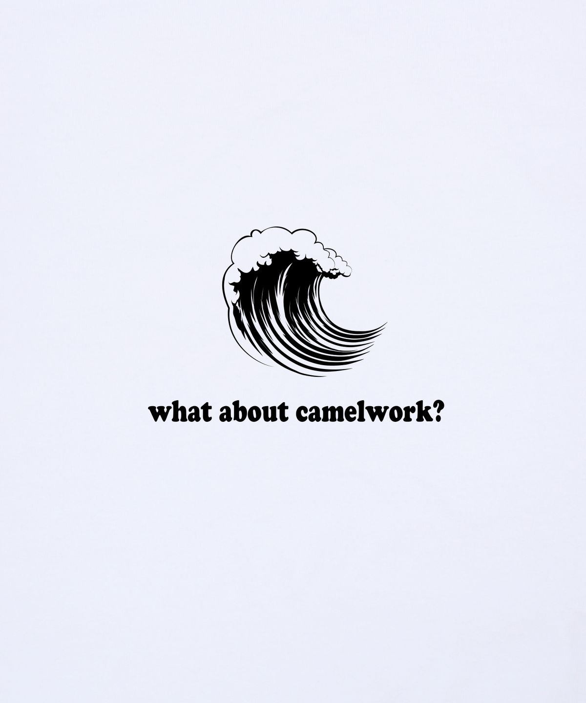 카멜워크(CAMEL WORK) 웨이크보드 반팔티셔츠(화이트)
