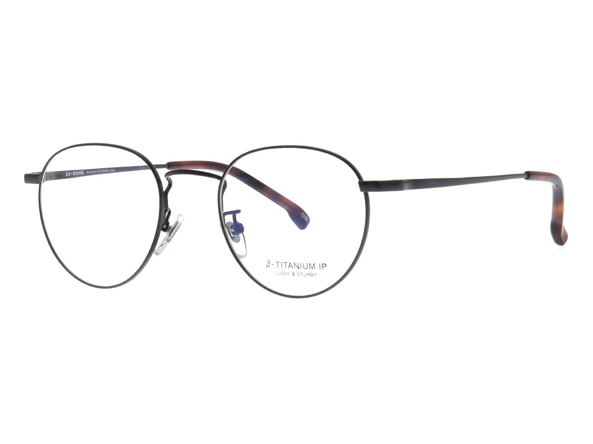 알로아이웨어(ALO EYEWEAR) [ALOXROUNZ] AR8012A C1 타이니 라운드 베타티타늄 IP도금 안경