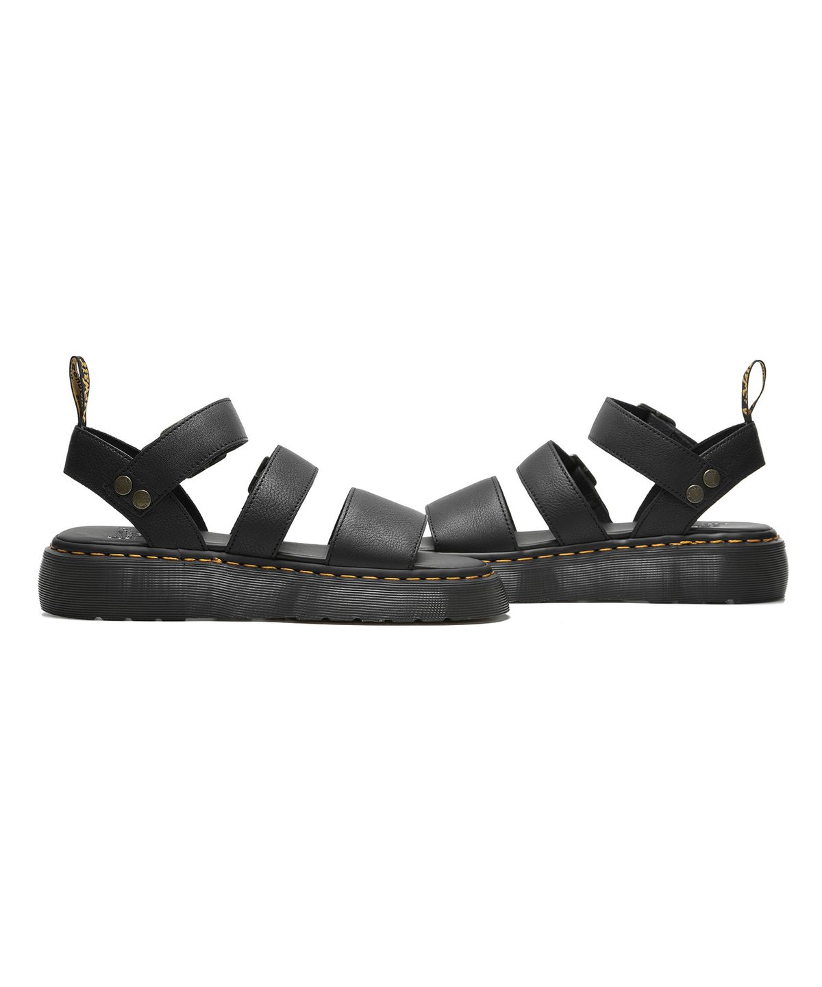닥터마틴(DR.MARTENS) 그리폰 블랙 쿼드 샌들 / 25720001