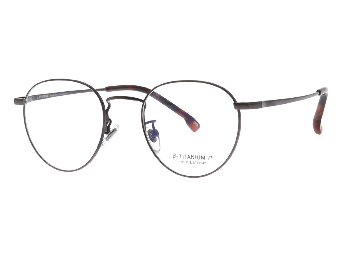 알로아이웨어(ALO EYEWEAR) [ALOXROUNZ] AR8012A C4 타이니 라운드 베타티타늄 IP도금 안경