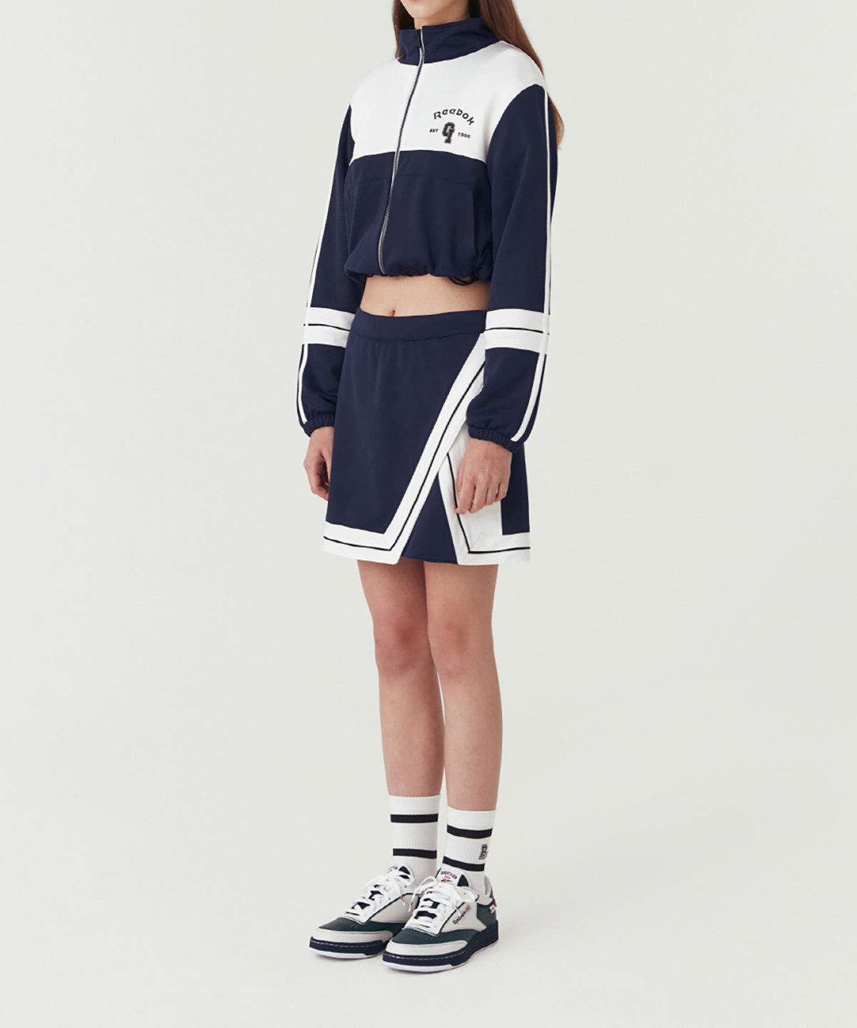리복(REEBOK) 리복 X 5252 CL 클럽 스커트 - 네이비 / H25637