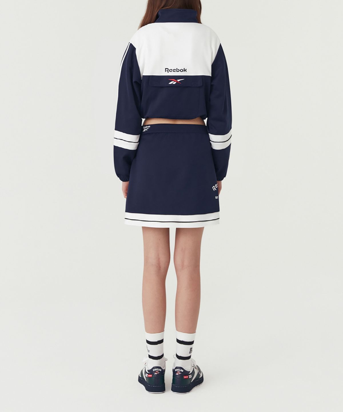 리복(REEBOK) 리복 X 5252 CL 클럽 스커트 - 네이비 / H25637