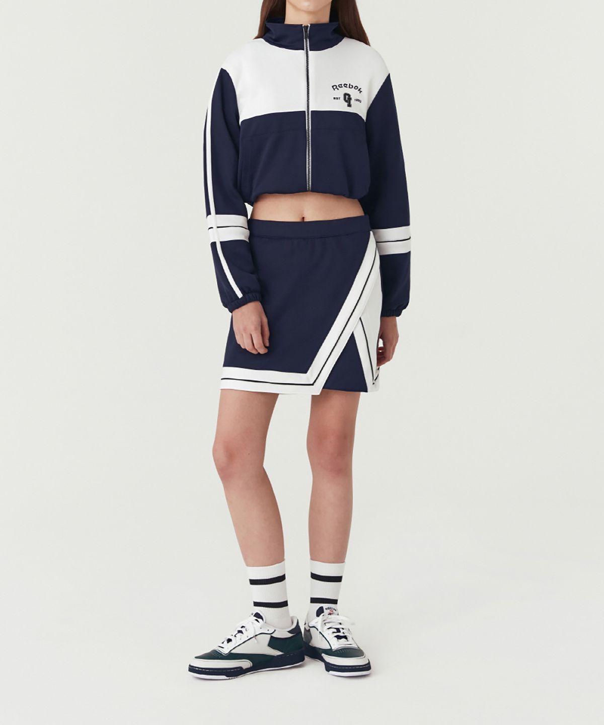 리복(REEBOK) 리복 X 5252 CL 클럽 스커트 - 네이비 / H25637