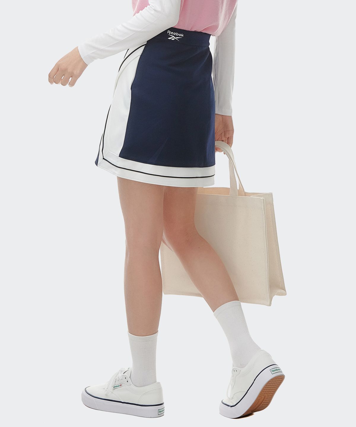 리복(REEBOK) 리복 X 5252 CL 클럽 스커트 - 네이비 / H25637