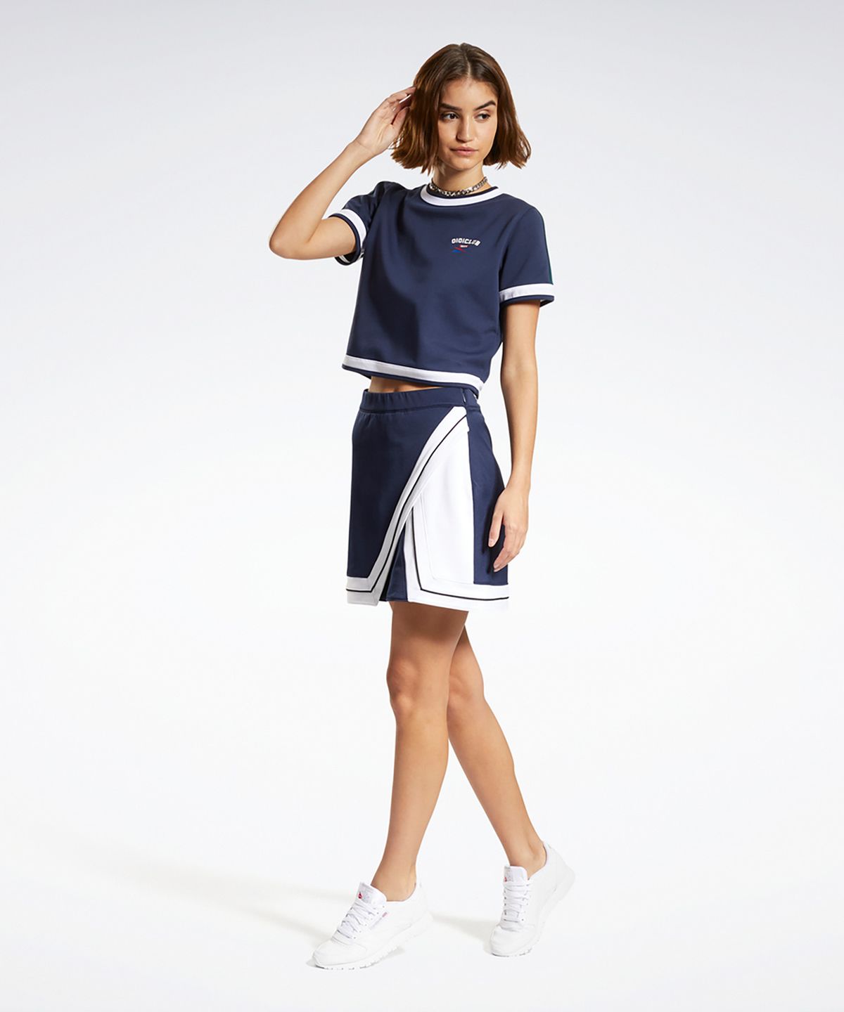 리복(REEBOK) 리복 X 5252 CL 클럽 스커트 - 네이비 / H25637