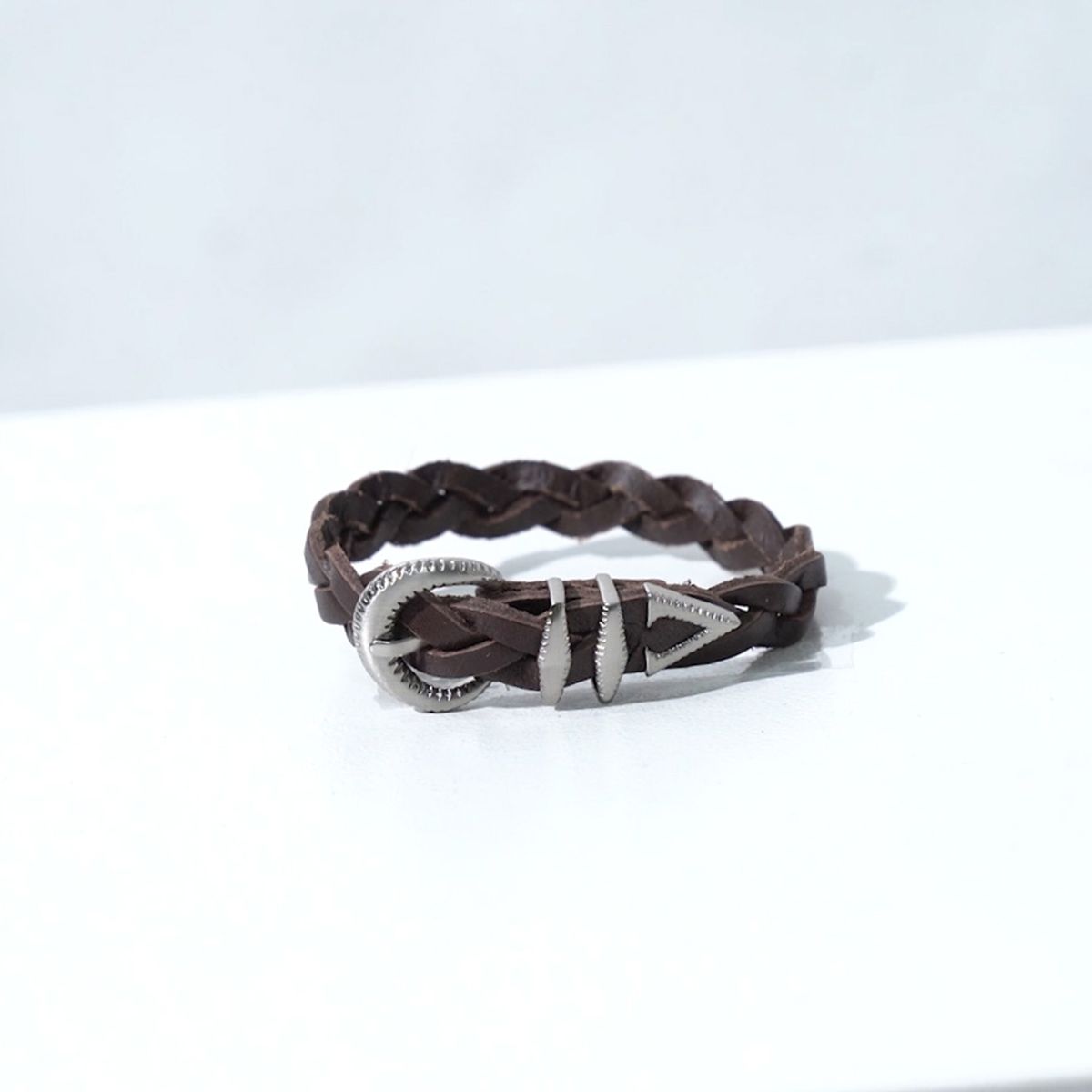 올클래식(ALLCLASSIC) ALCBC001 AC 시그니쳐 브레이슬렛 W_BROWN(실버)