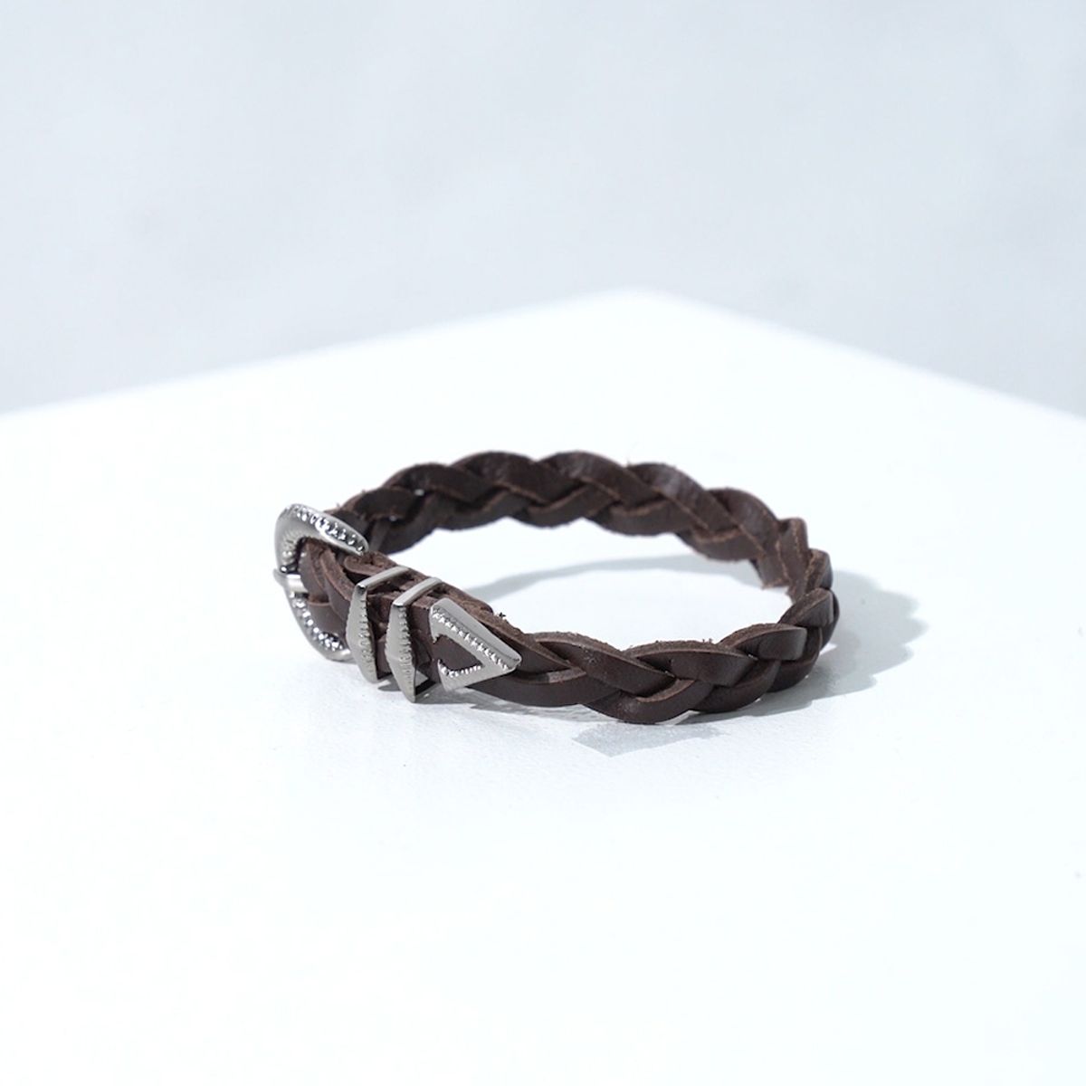 올클래식(ALLCLASSIC) ALCBC001 AC 시그니쳐 브레이슬렛 W_BROWN(실버)
