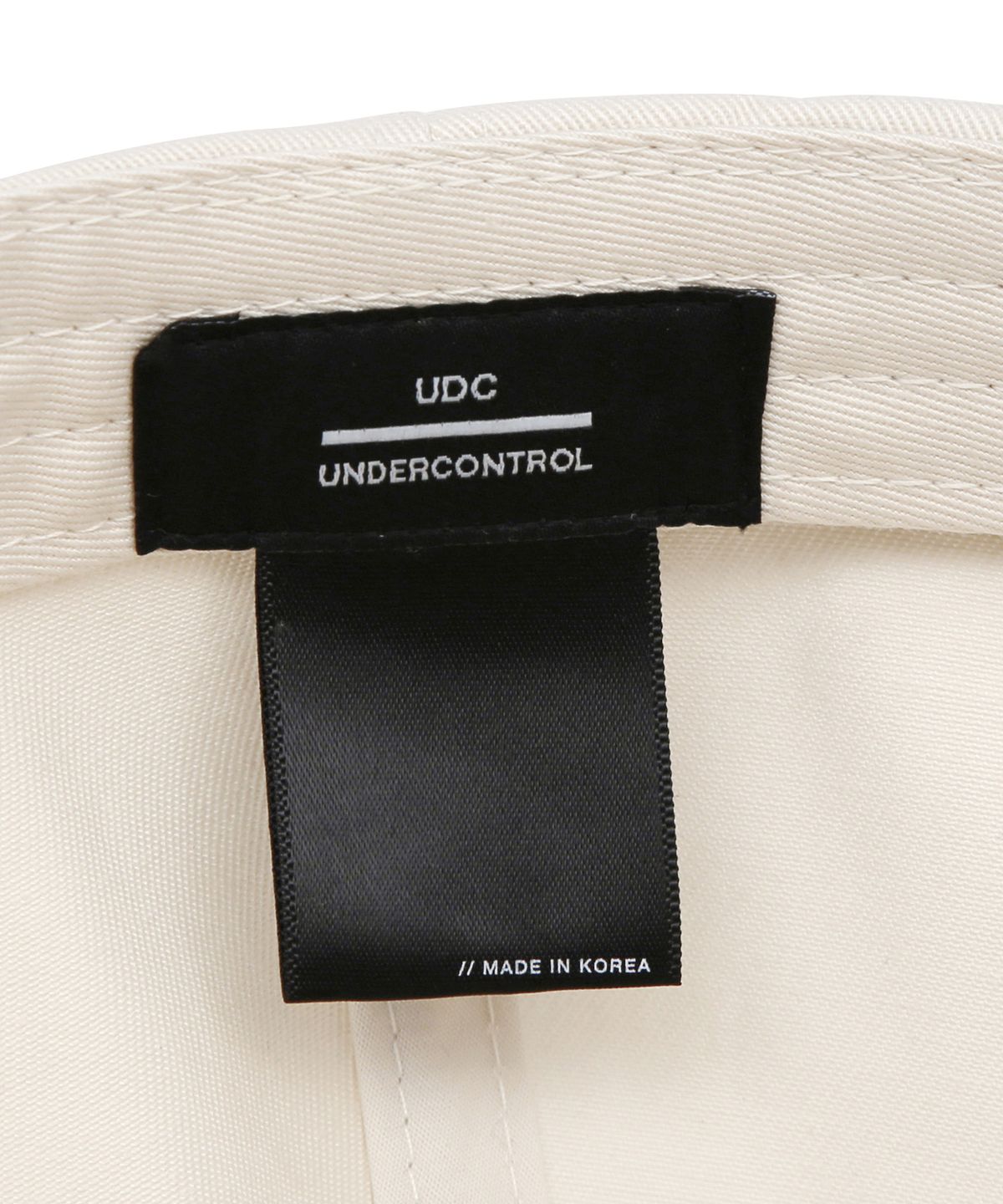언더컨트롤(UNDERCONTROL) 코튼 배색 볼캡 UC / AUTHENTIC B B / ORANGE