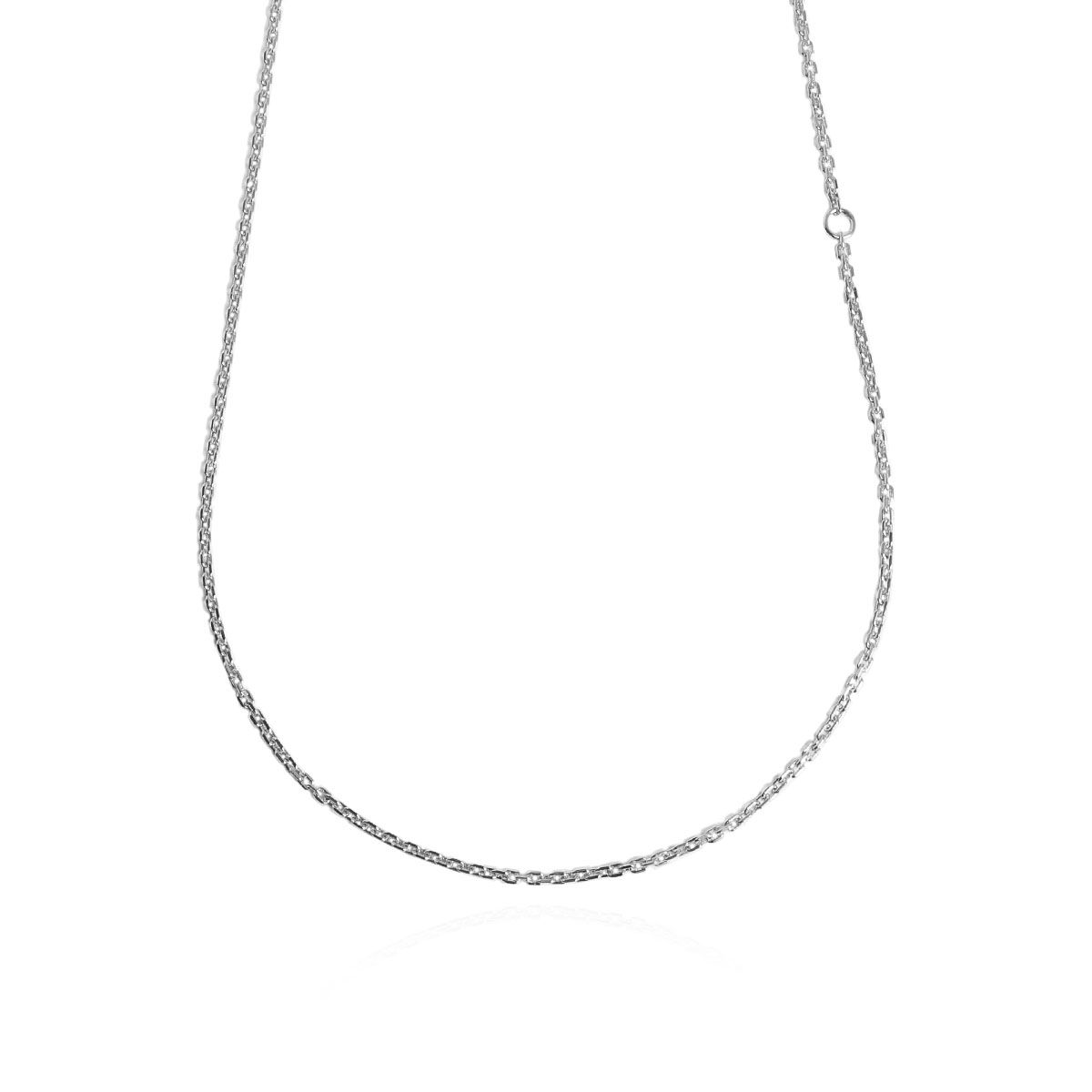 매즈믹(MEZMIC) Cable 체인 로디움 플레이트디 925 스털링 실버 목걸이 56cm