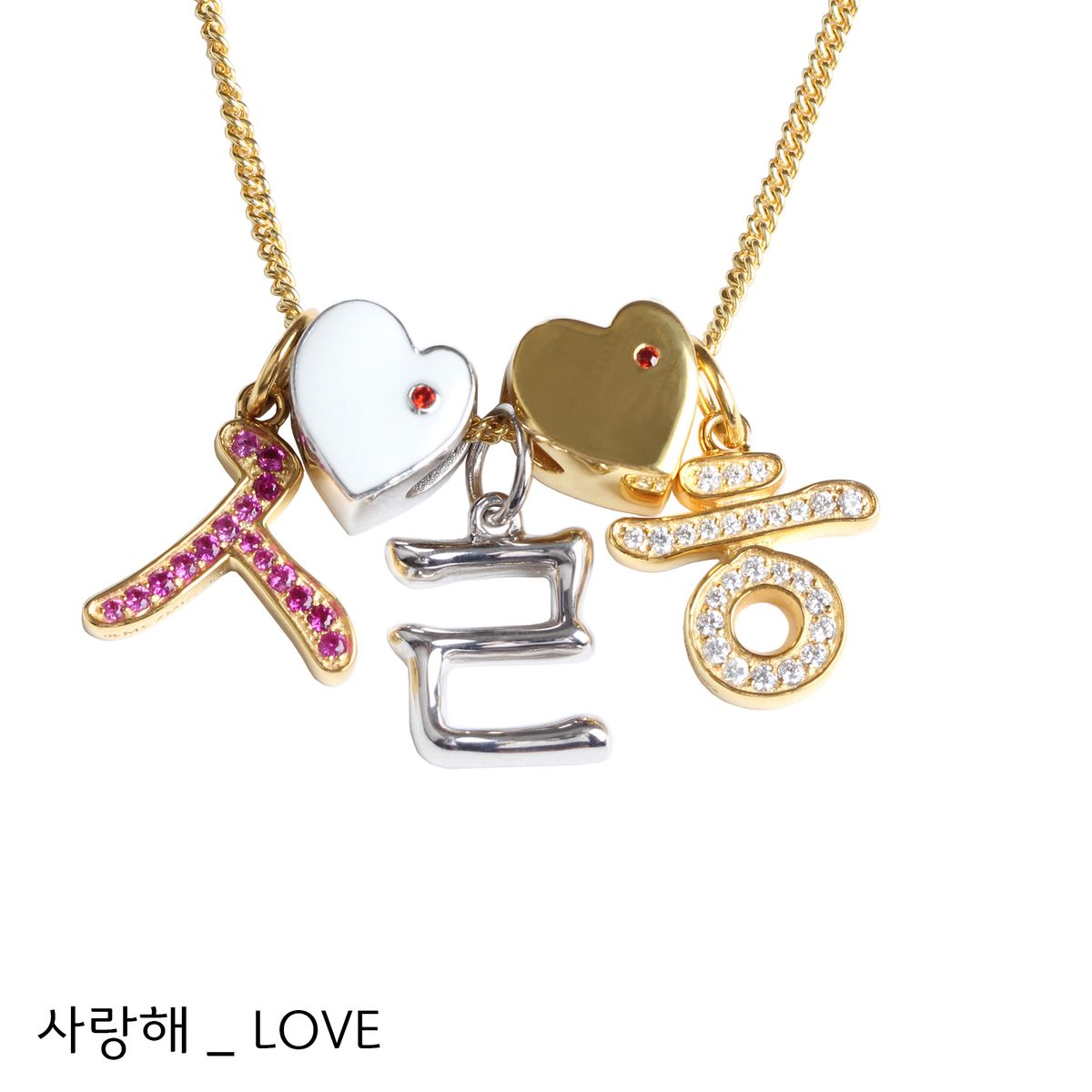 매즈믹(MEZMIC) Curb 체인 로디움 플레이티드 925 스털링 실버 목걸이 45cm