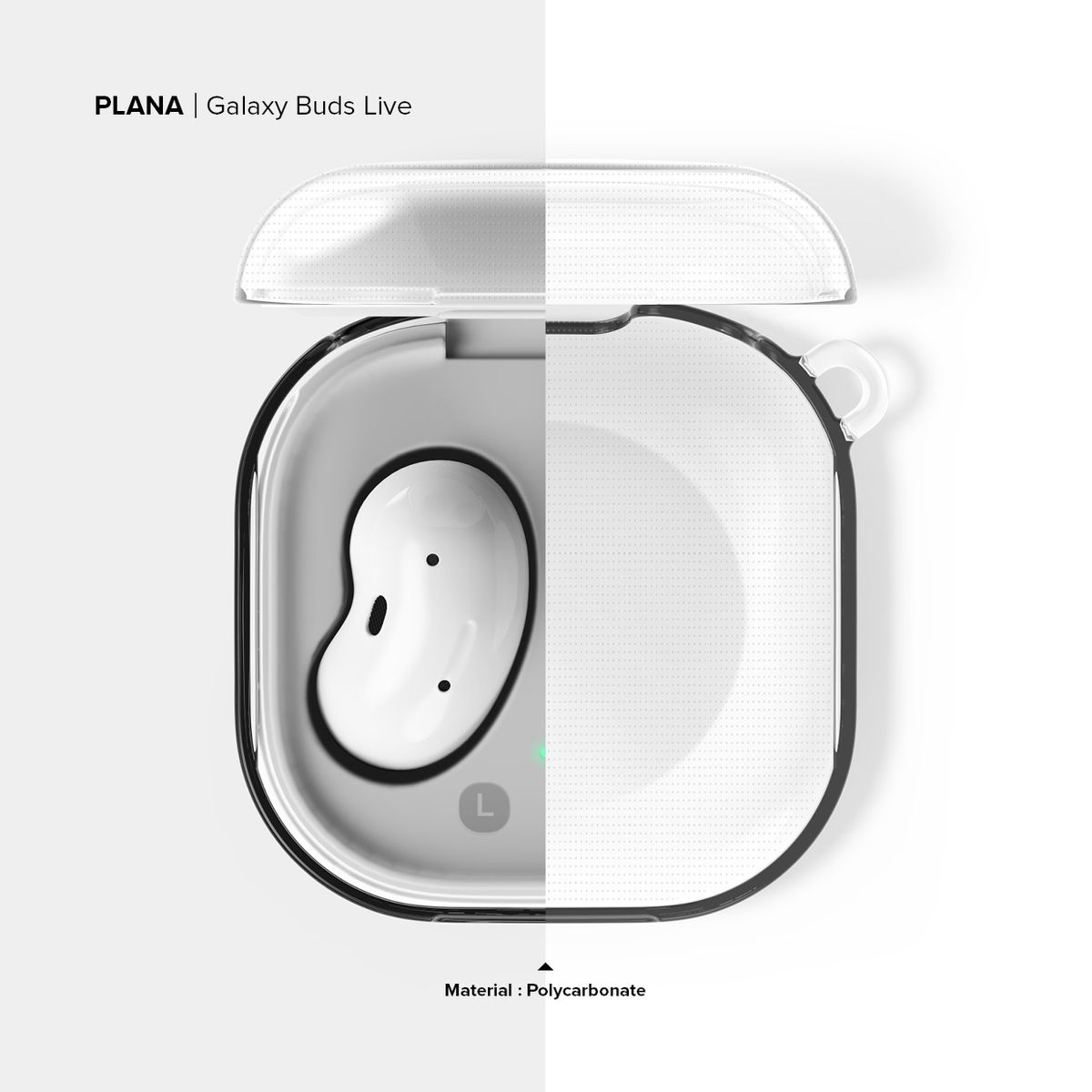 플래나(PLANA) 슈퍼 클리어 갤럭시 버즈2프로 버즈라이브 버즈2 하드 투명 케이스