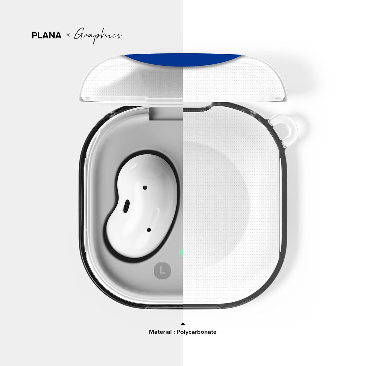 플래나(PLANA) 프레이스 시리즈 갤럭시 버즈2프로 버즈라이브 버즈2 하드 투명 케이스