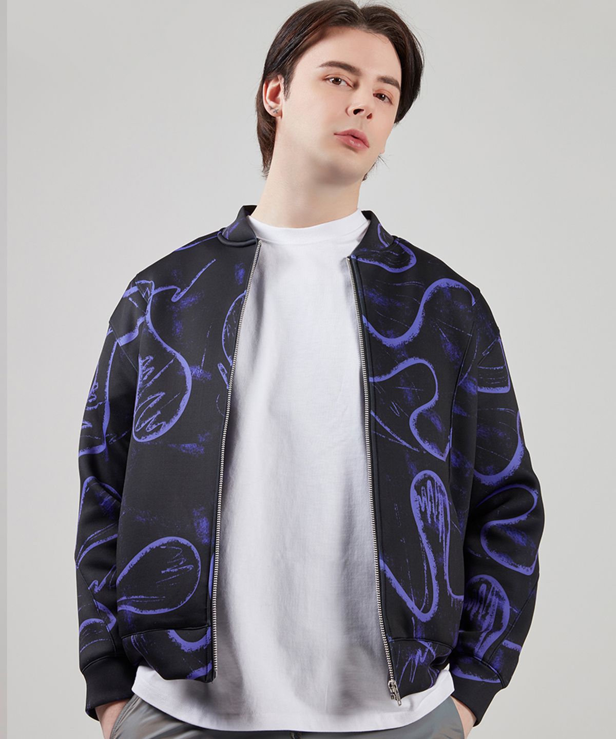 에스에스큐알(SSQR) Unisex Printe Neoprene Jacket NEXIM_01_LARGE