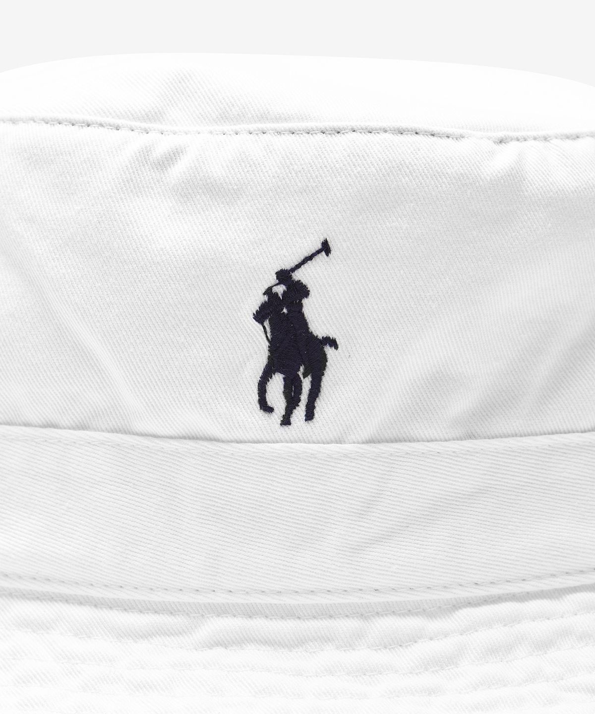 폴로 랄프 로렌(POLO RALPH LAUREN) 코튼 치노 버킷 햇 - 화이트