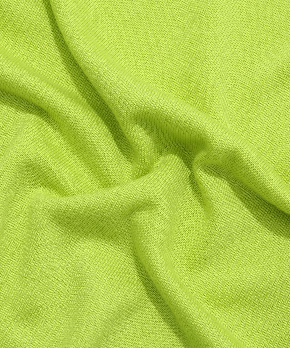 벌스원(VERSE ONE) MERINO WOOL BASIC KNIT SWEATER NEON GREEN