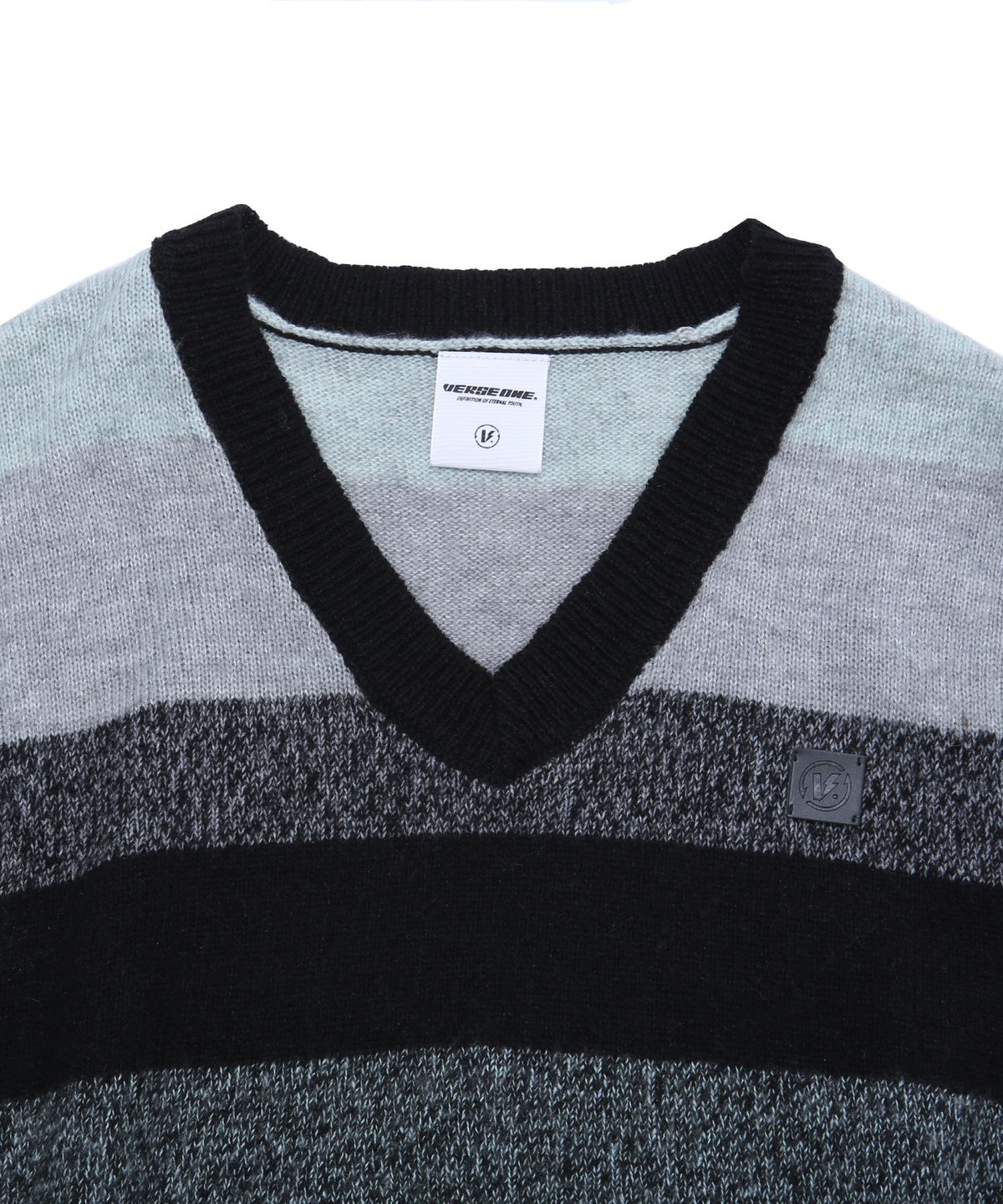 벌스원(VERSE ONE) ALPACA GRADIENT KNIT VEST MIXED COLOR