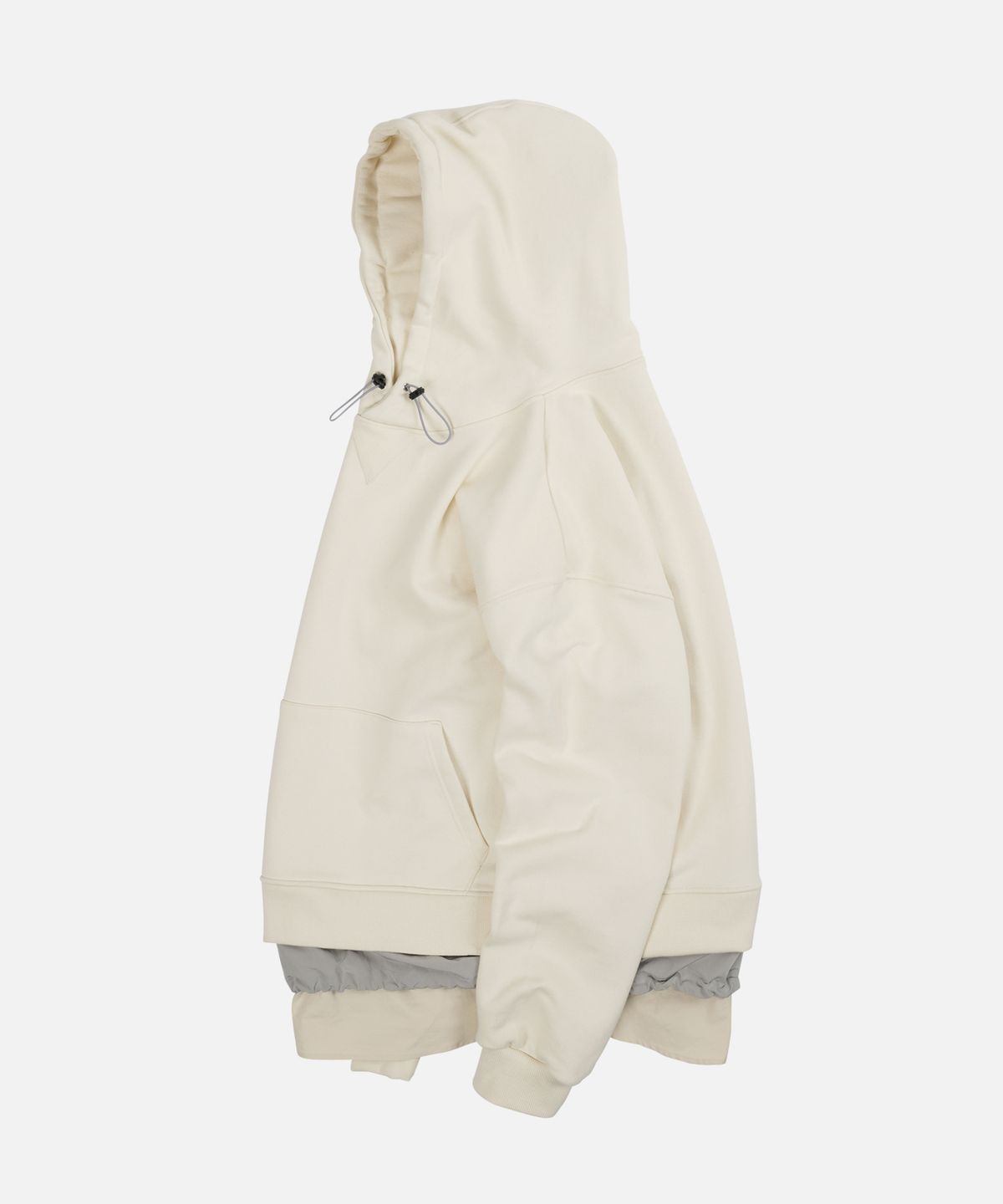 프리즘웍스(FRIZMWORKS) DOUBLE LAYERED HOODY _ IVORY