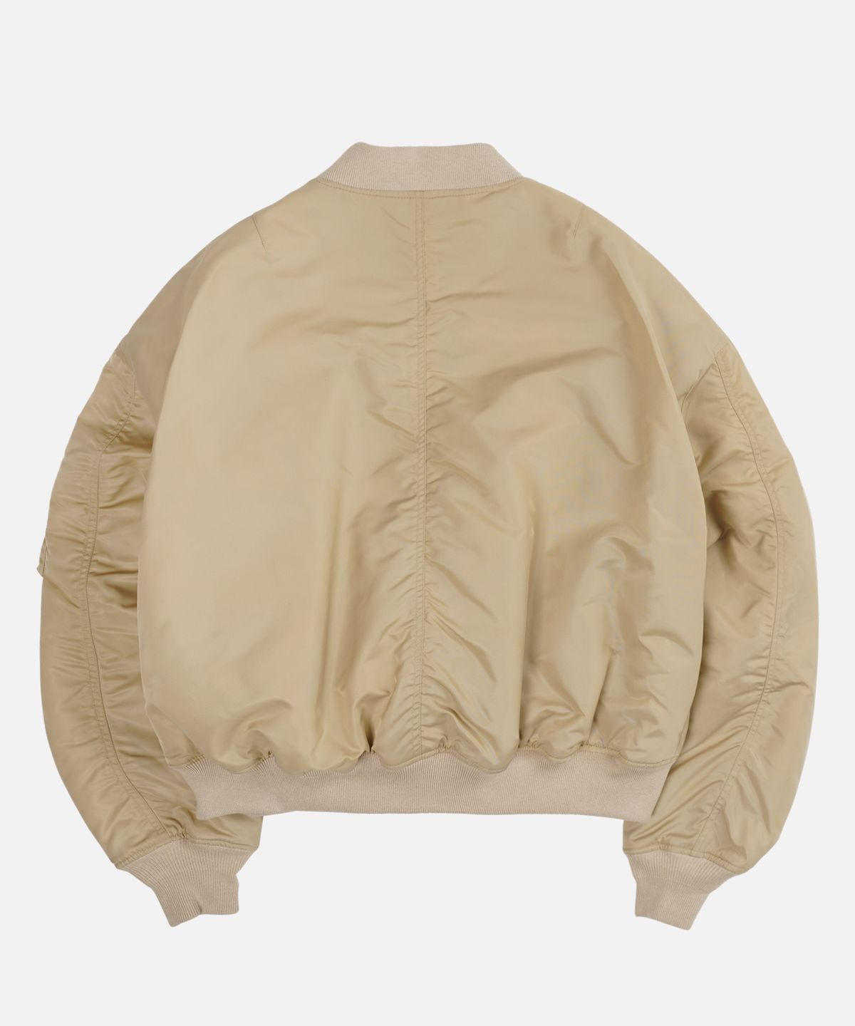 프리즘웍스(FRIZMWORKS) OVERSIZED MA-1 FLIGHT JACKET _ LIGHT BEIGE
