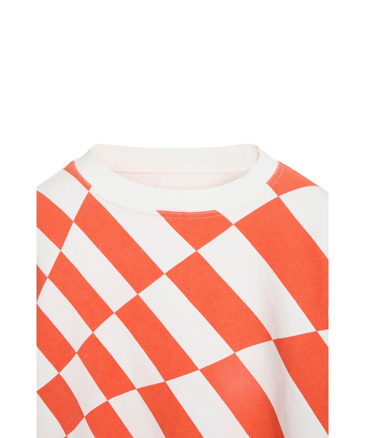 벌스데이수트(BIRTHDAYSUIT) WARP CHECKERBOARD SWEAT (RED)