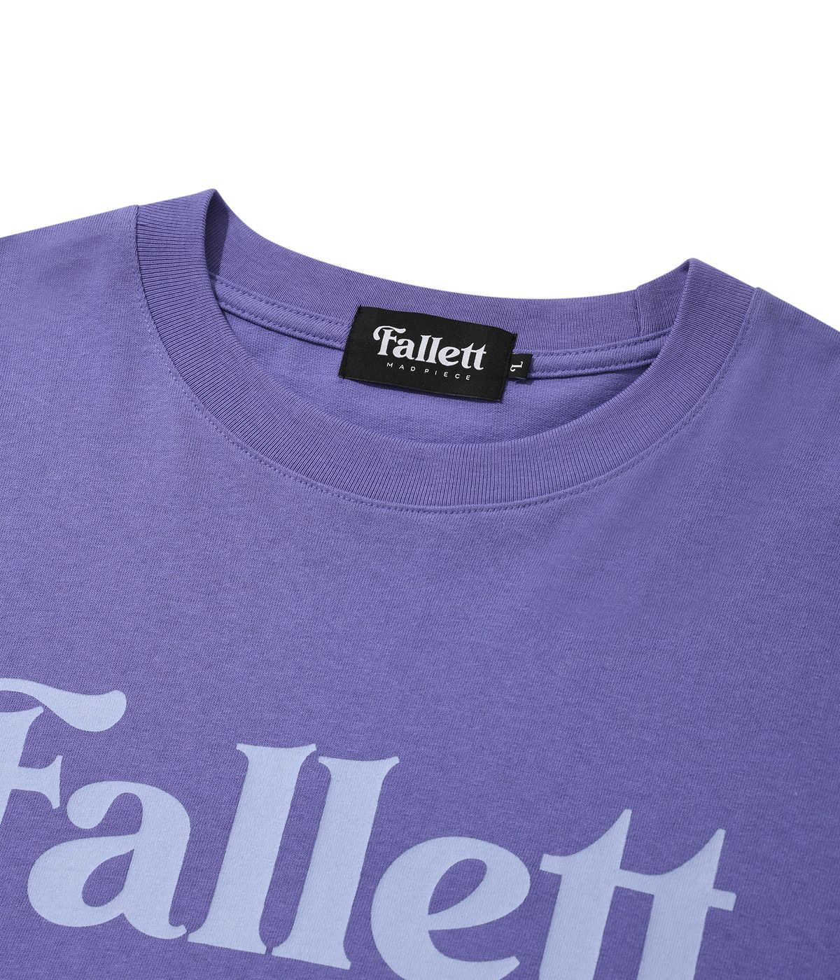 팔렛(FALLETT) 스토리 로고 롱슬리브 아이리스 블루