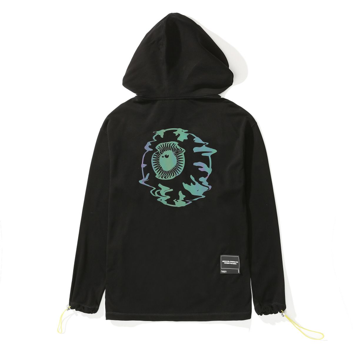 미시카(MISHKA) 리플렉터 노이즈 킵와치 후디 블랙