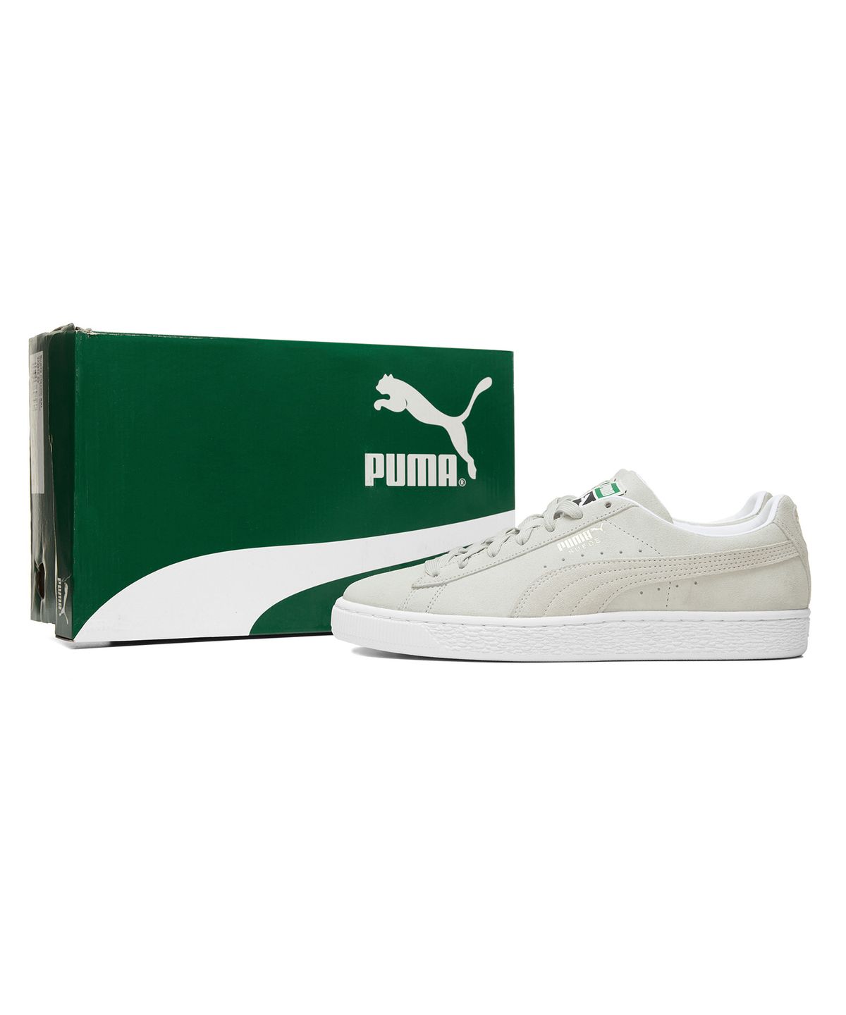 푸마(PUMA) 스웨이드 클래식 XXI - 그레이:화이트 / 374915-03